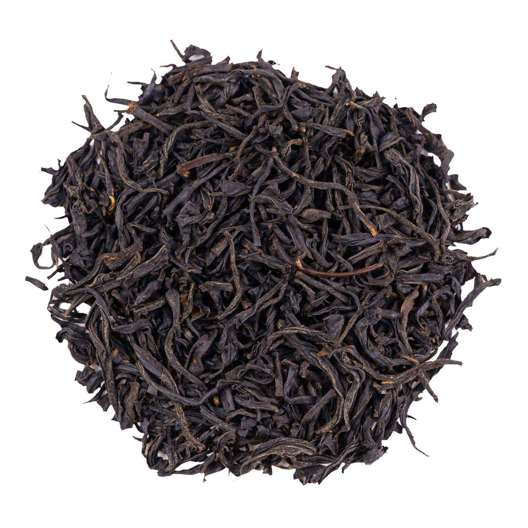 Thé noir bio Black Honey en vrac, grandes feuilles de Keemun au parfum de miel, thé d’exception de Chine.