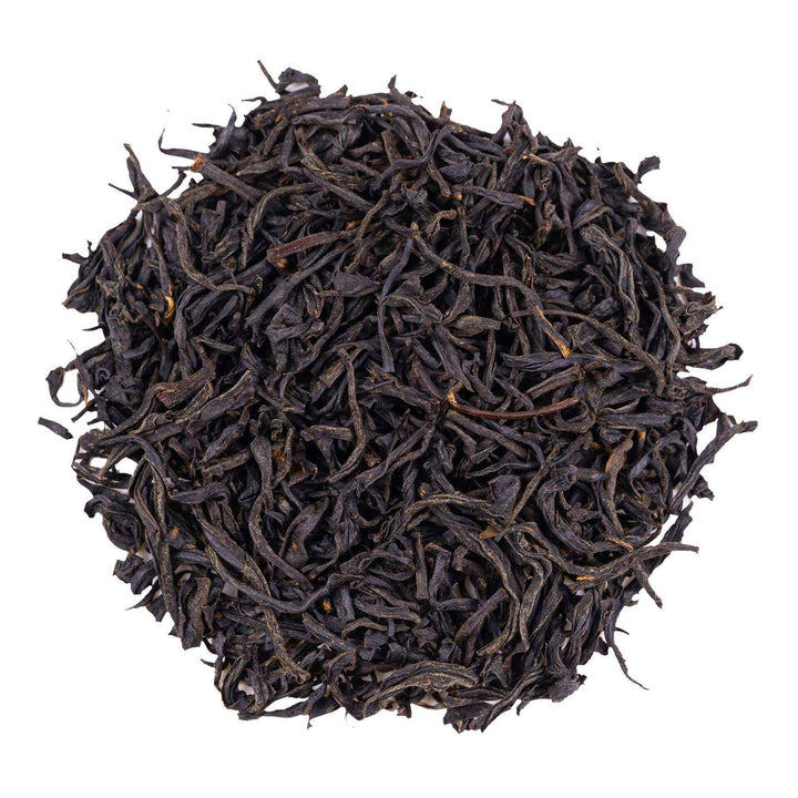 Thé noir bio Black Honey en vrac, grandes feuilles de Keemun au parfum de miel, thé d’exception de Chine.