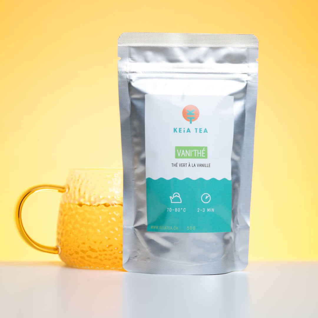 Vani'Thé - Thé vert à la vanille BIO-thé-infusion-bio-Suisse-naturel-Keia Tea