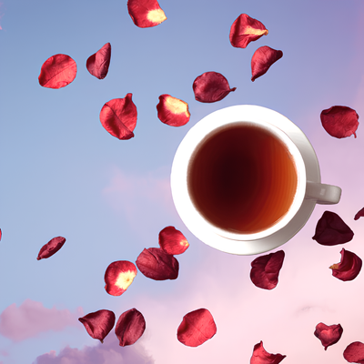 thé noir à la rose en vrac thé bio thé suisse thé lausanne thé morges