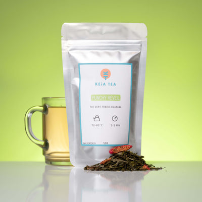 Punchy Réveil - Thé vert fraise et guarana-Keia Tea