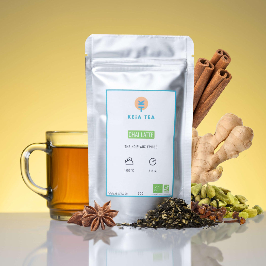 Chaï latte - Thé noir aux épices BIO-thé-infusion-bio-Suisse-naturel-Keia Tea
