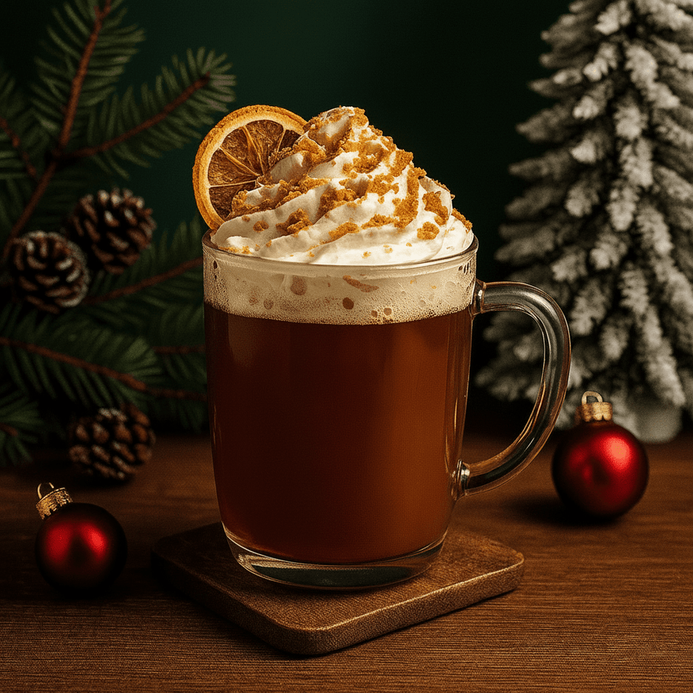 Une tasse gourmande de thé de noël à l'orange et à la cannelle bio de Keia Tea