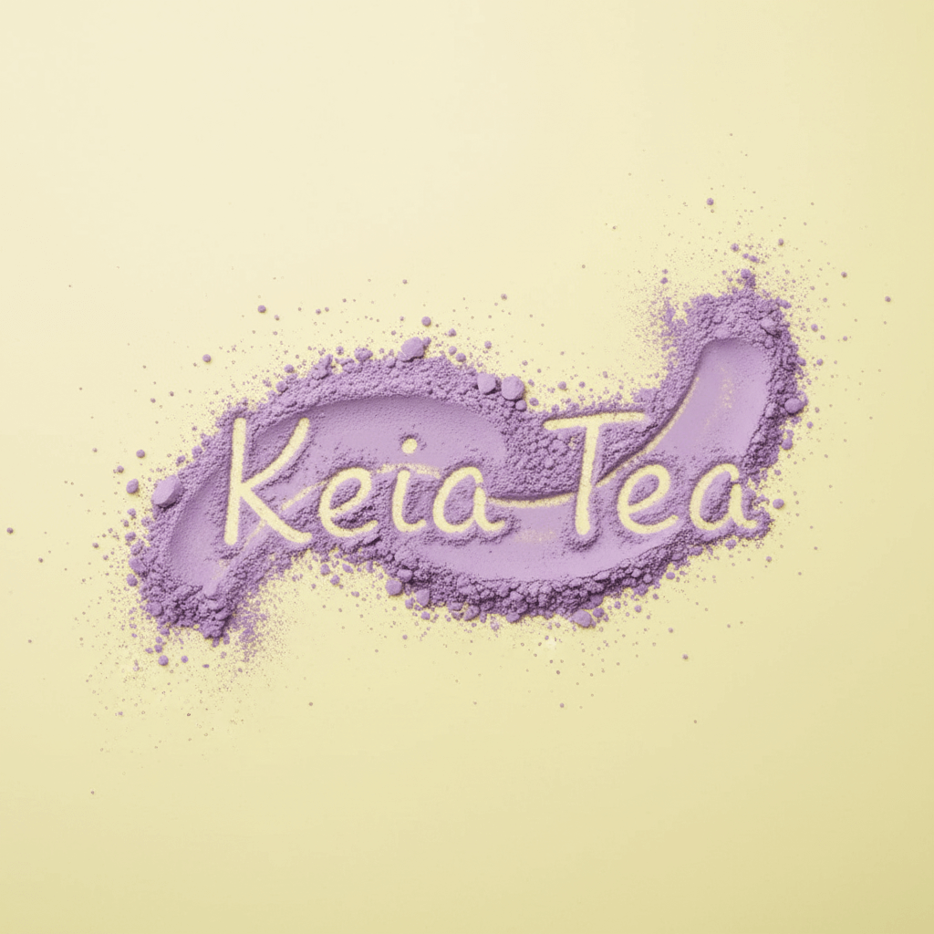 poudre violette de Ube de la marque Keia Tea Suisse