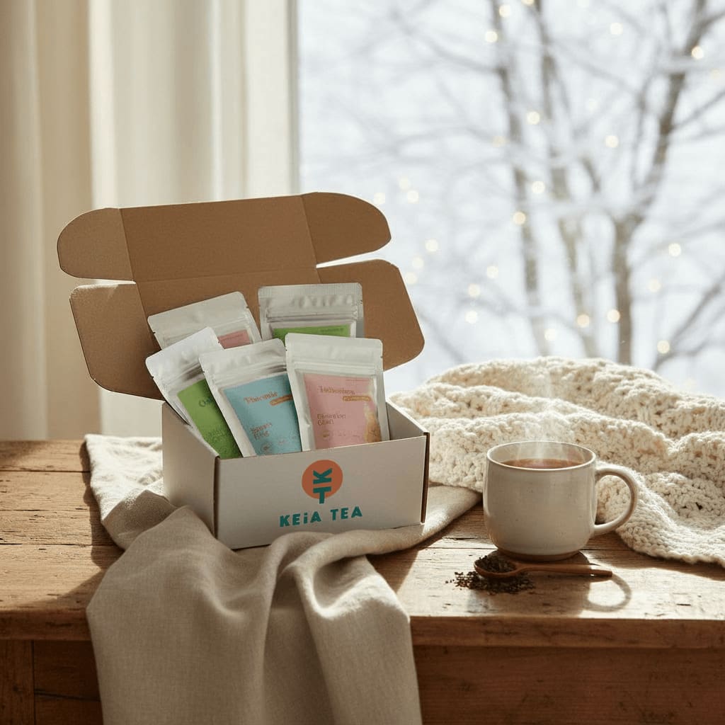 La Box à thé hivernale Keia Tea thés et infusions en vrac de saison abonnement
