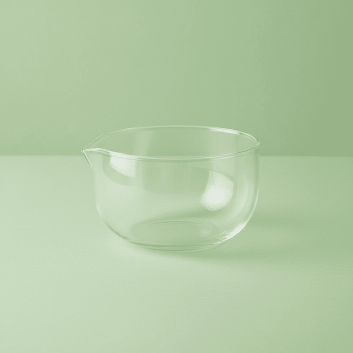 bol à matcha en verre pratique pour les matcha latte