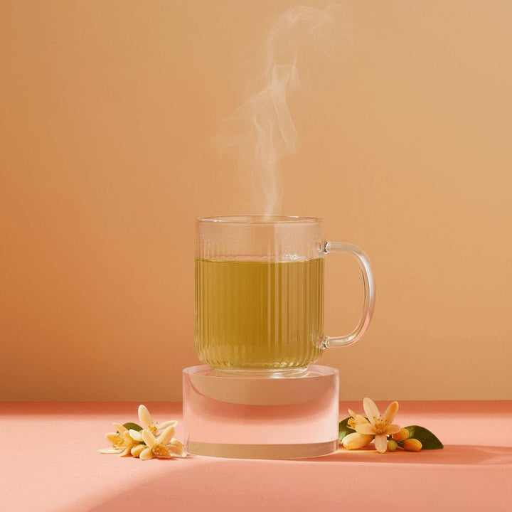 un thé vert apaisant à la fleur d'oranger bio