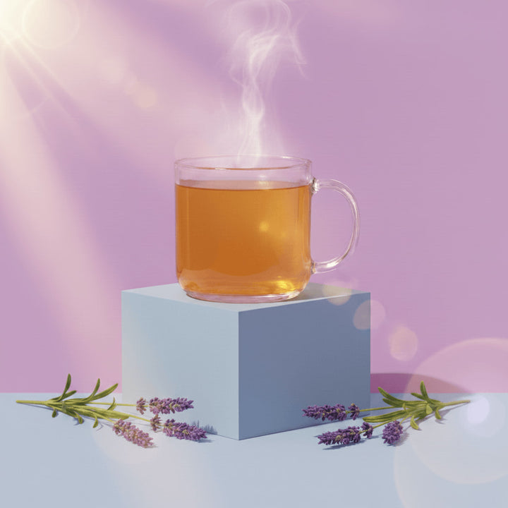 Une délicieuse tasse de oolong lavande.