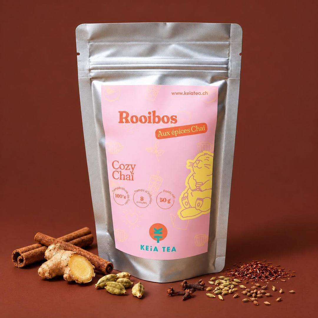Sachet de rooibos aux épices chaï bio