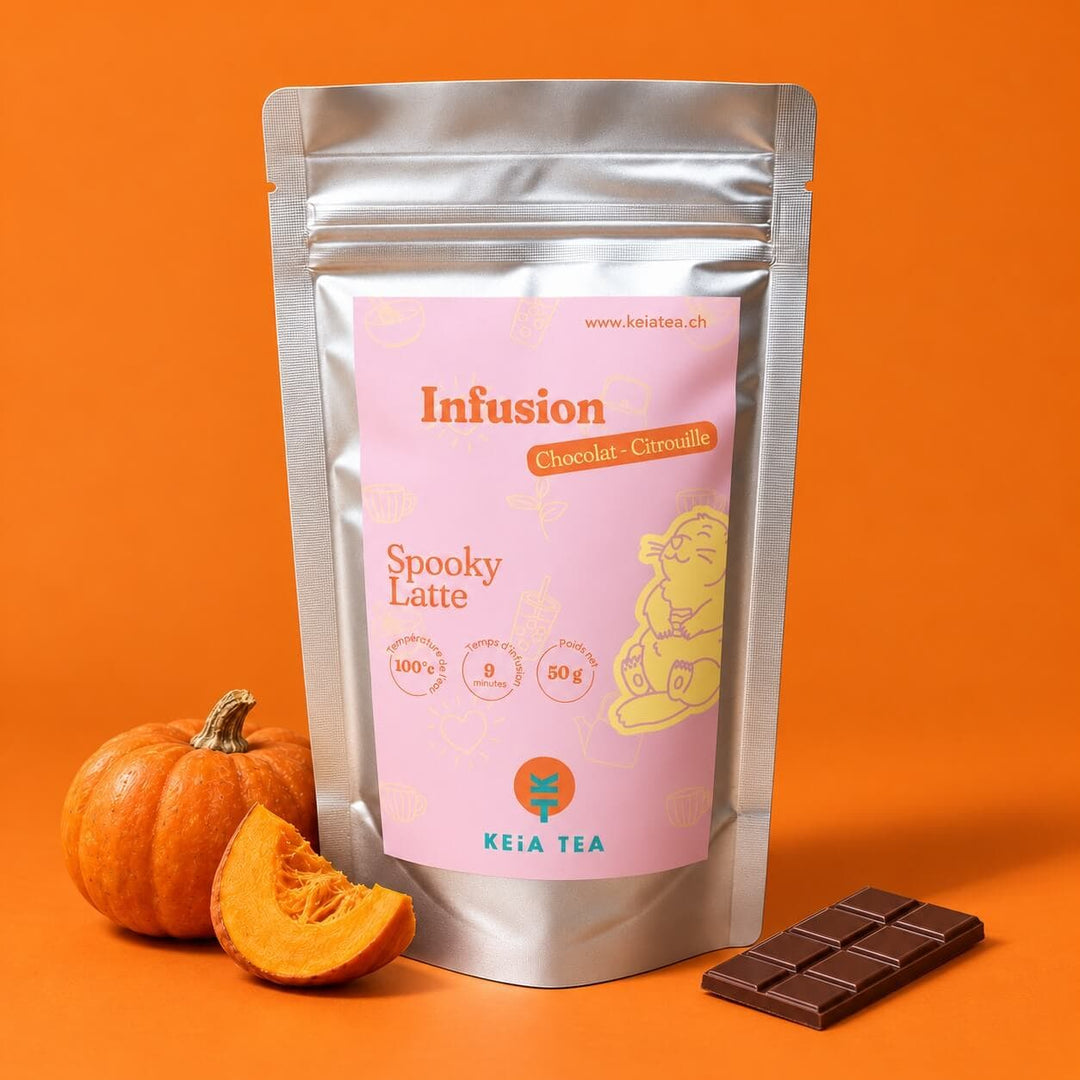 sachet d'infusion citrouille parfaite pour latte