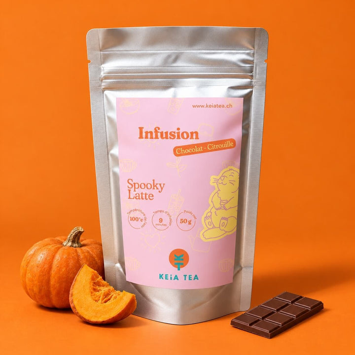 sachet d'infusion citrouille parfaite pour latte