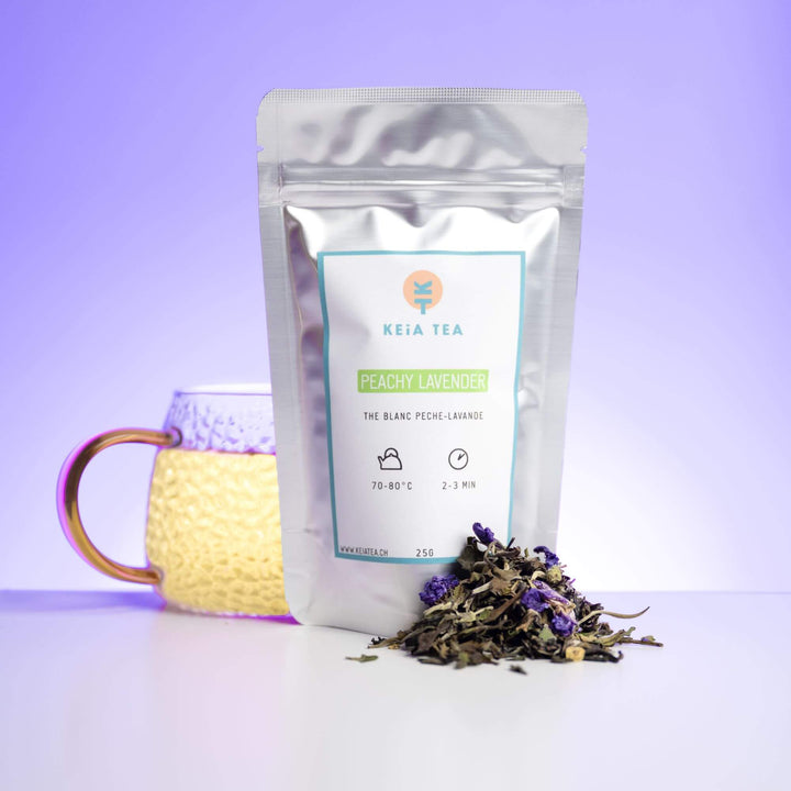 Peachy Lavender - Thé blanc pêche et lavande-Tea-Keia Tea