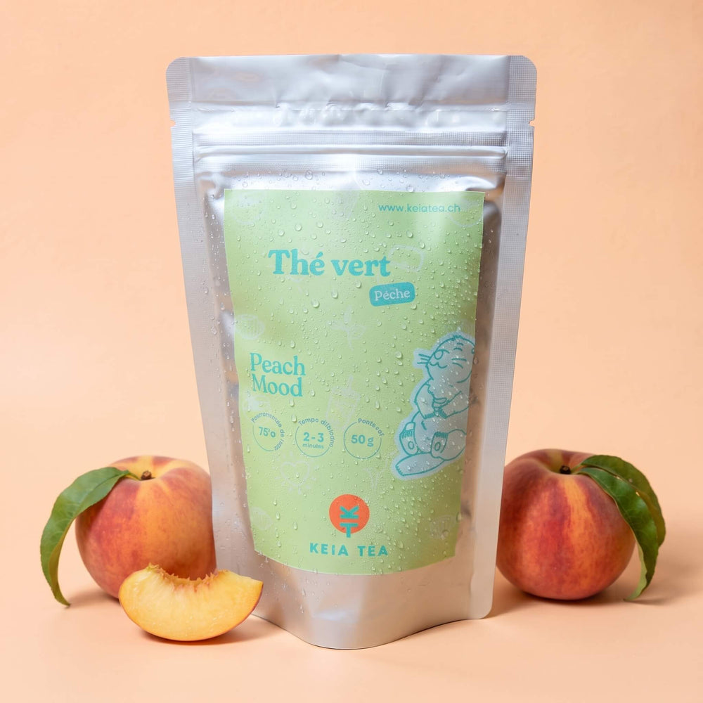 Thé vert à la pêche Peach Mood KEiA TEA - sachet 50g
