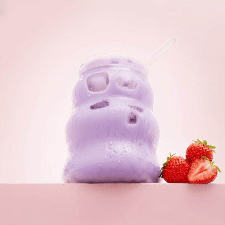Ube-Erdbeer-Latte – Premium-Qualität